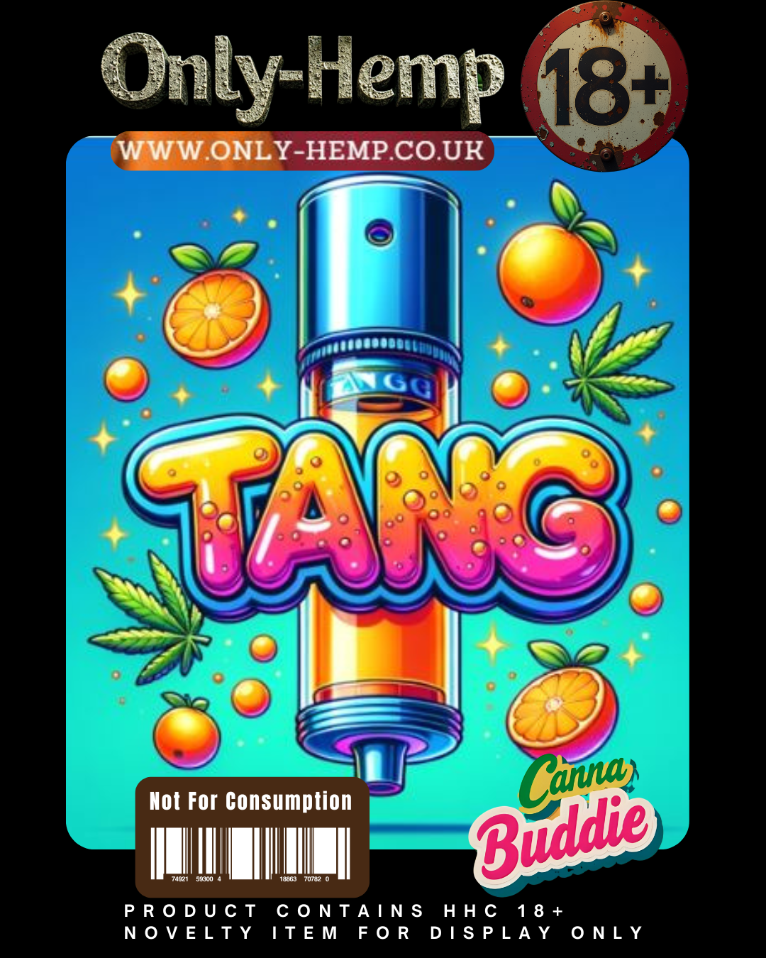 TANG New Canna Buddie 510 CART/BOTTLE Multi-Pack x3  (#CBD #HHC)