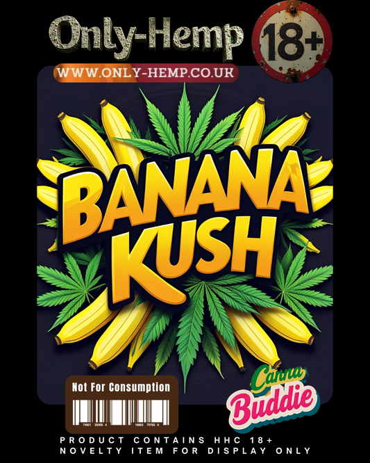 Banana Kush NEW Canna Buddie 510 thread cartridge             (#CBD #HHC)