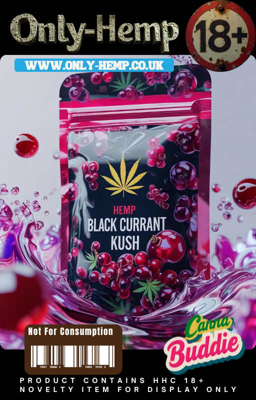 Black Currant Kush New Canna Buddie 510 thread cartridge.      (#CBD #HHC)