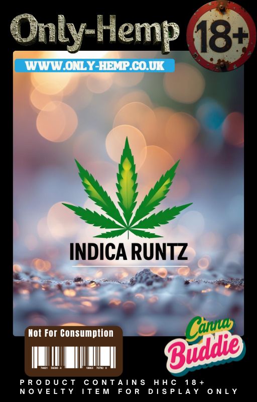 Indica Runtz NEW Canna Buddie 510 thread cartridge.    (#CBD #HHC)