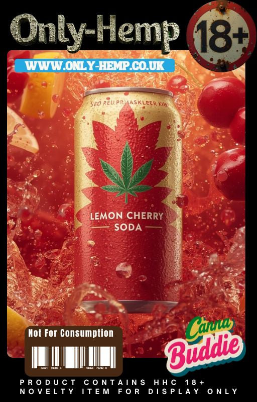 Lemon Cherry Soda NEW Canna Buddie 510 thread cartridge            (#CBD #HHC)