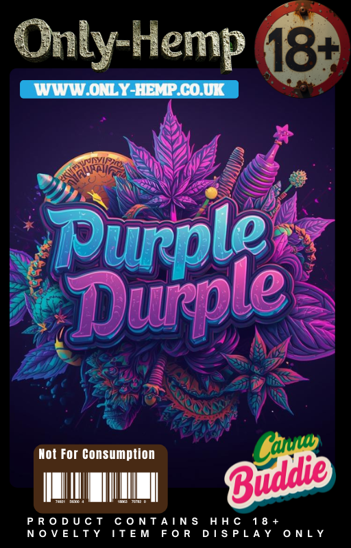 Purple Durple NEW Canna Buddie 510 thread cartridge            (#CBD #HHC)
