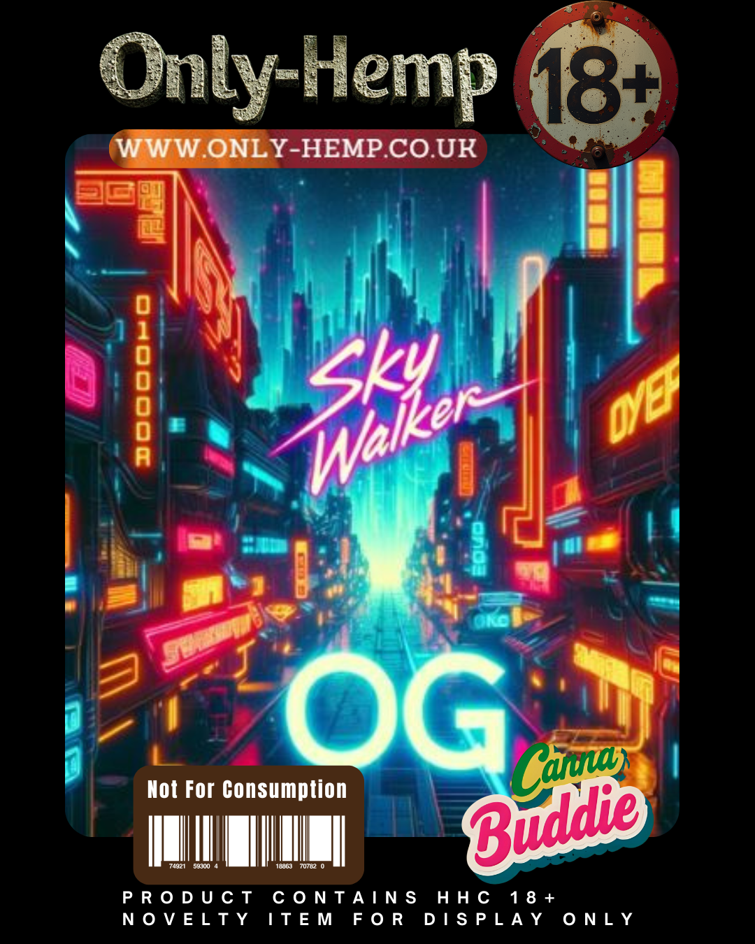 Sky Walker OG NEW Canna Buddie 510 thread cartridge             (#CBD #HHC)